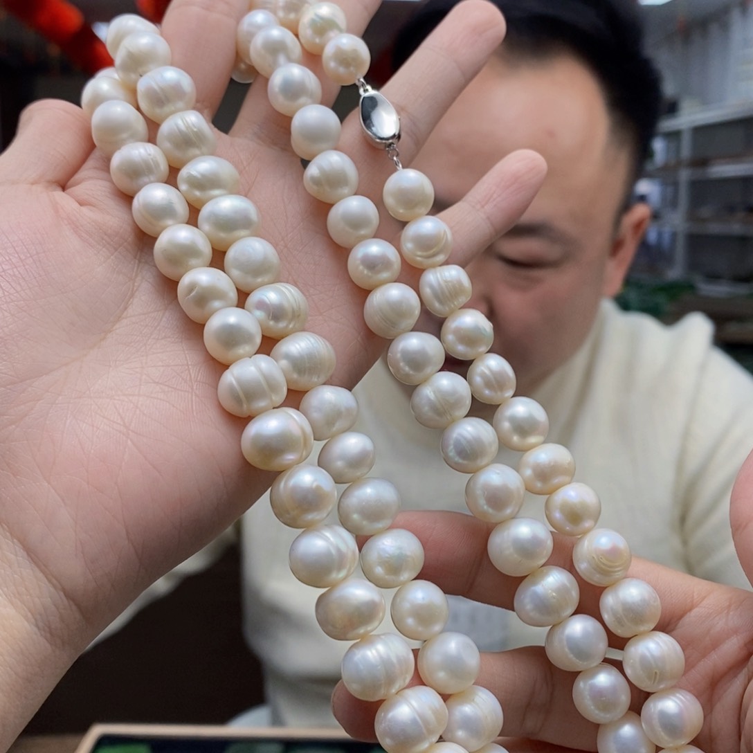 淡水珍珠颈饰未镶嵌拍一发一，多样性发货
