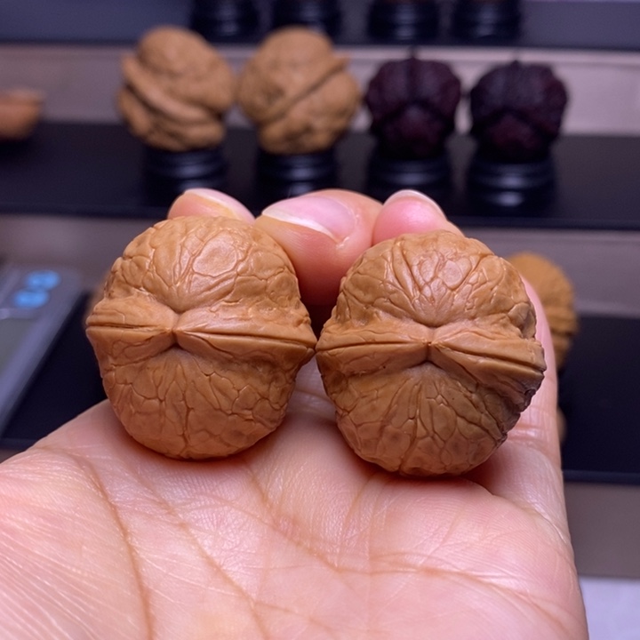 把件文玩核桃霸王筋45