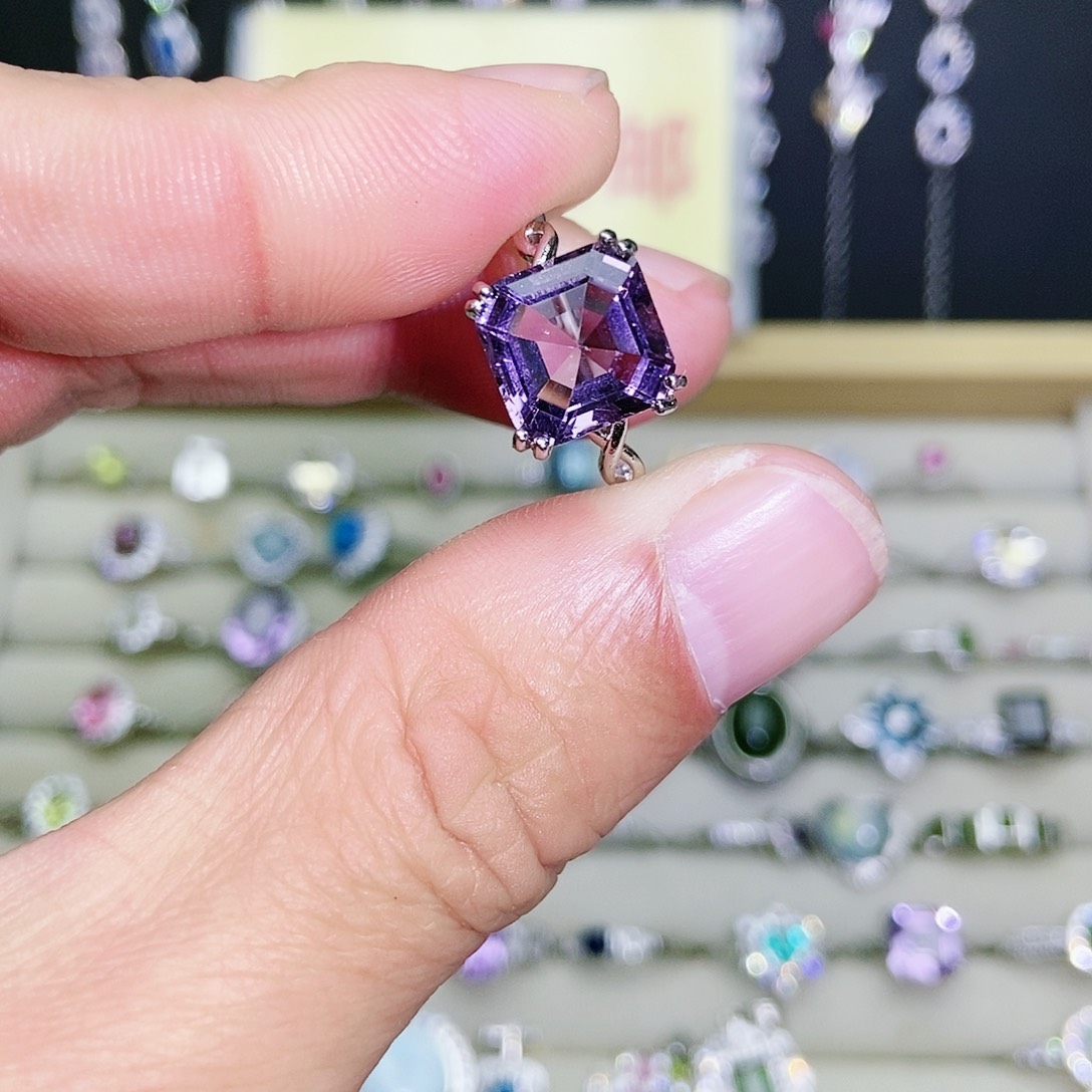 【闪购商品】未镶嵌戒指紫晶