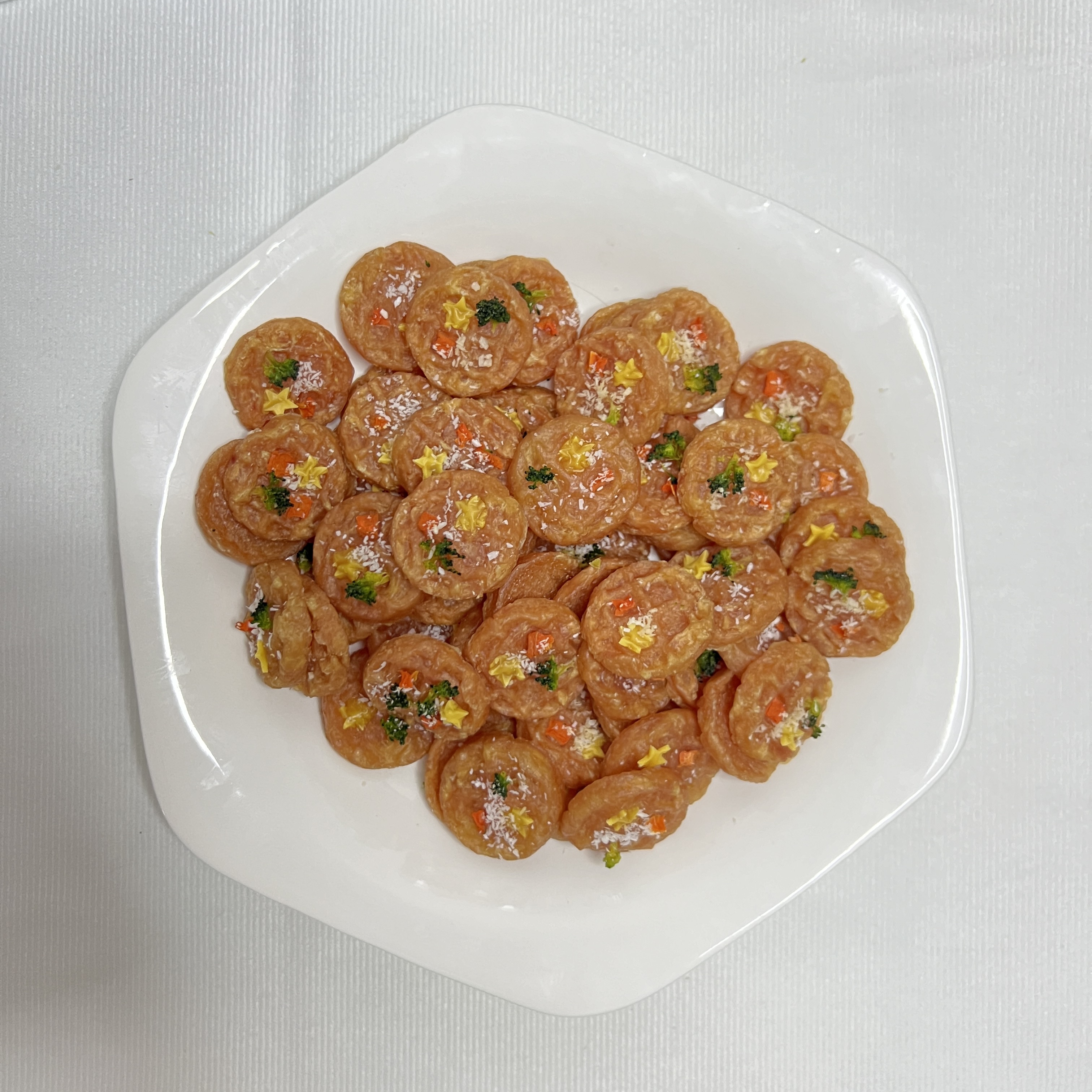 胖七纯手工狗狗零食鸡鸭肉华夫饼磨牙补钙奖励零食训狗大中小型犬