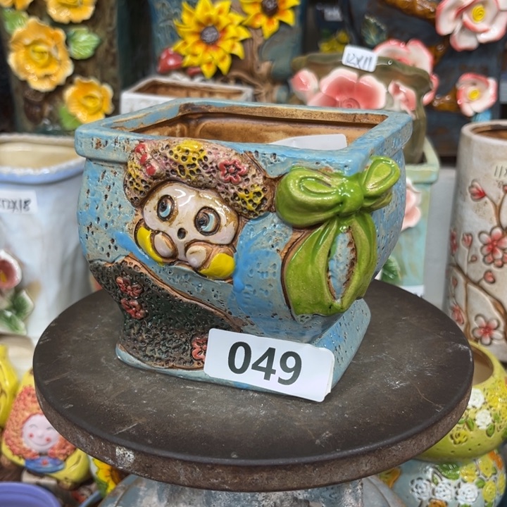 紫砂花盆粗陶材质多肉花盆