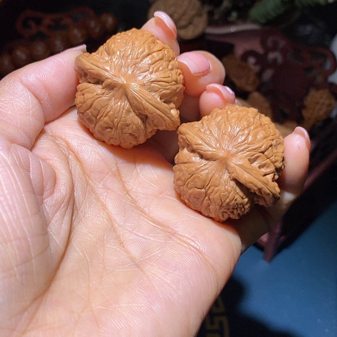 文玩核桃把件39乾隆磨