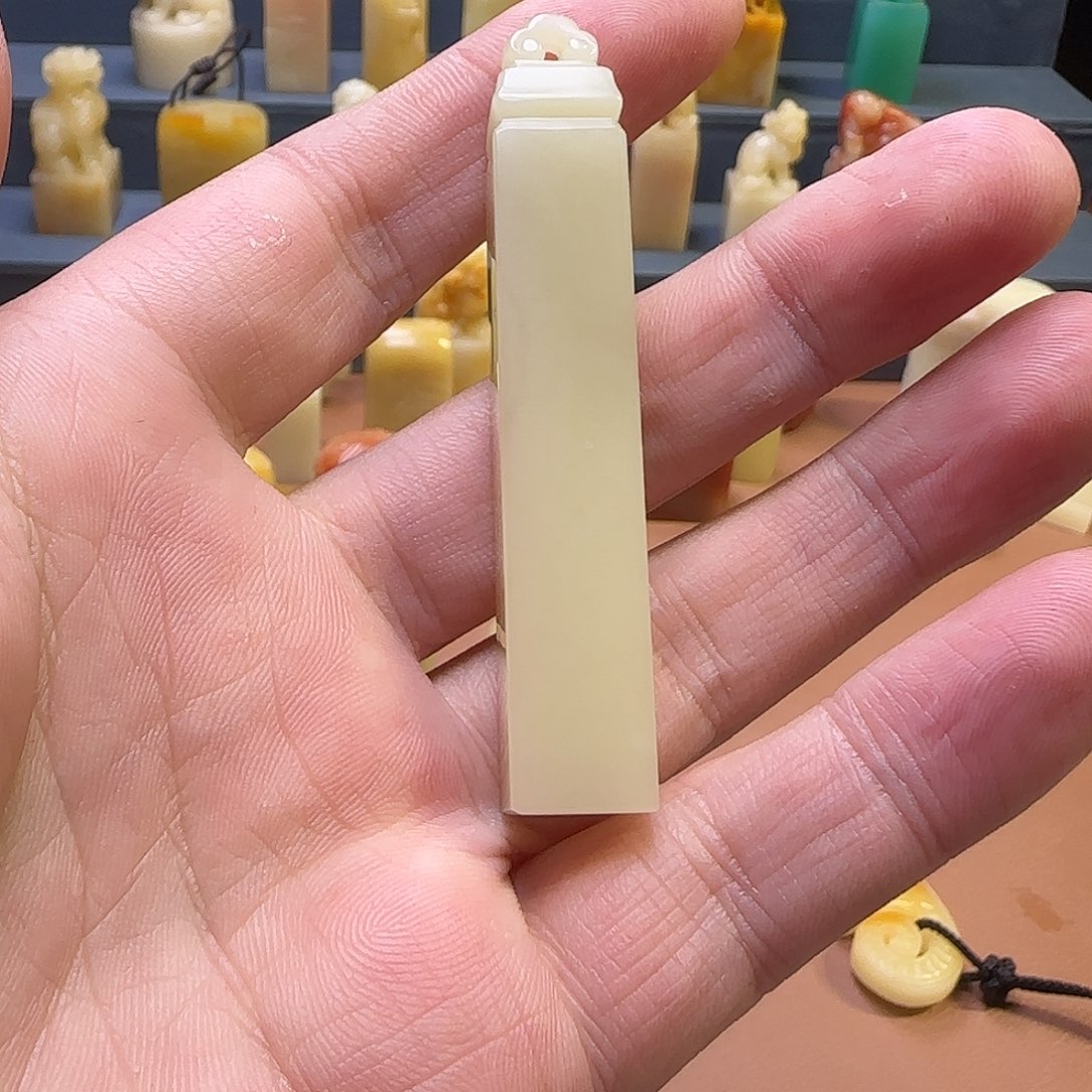 冰***封寿山石印石福建寿山石