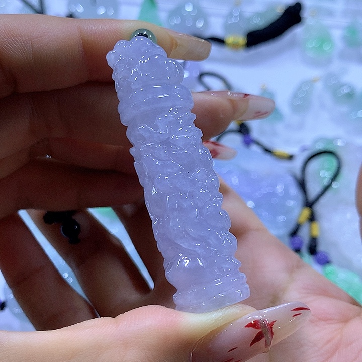 翡翠未镶嵌颈饰天然翡翠A货吊坠 
