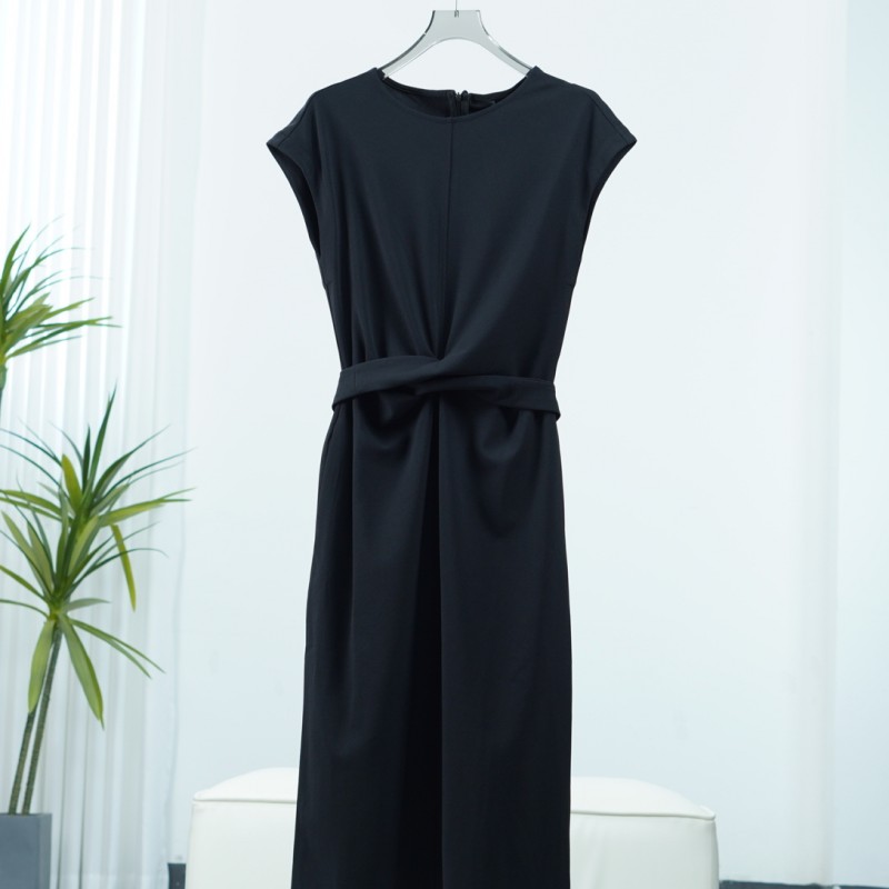 蒥系列   Y101   女装时尚撤柜夏季连衣裙黑色3302