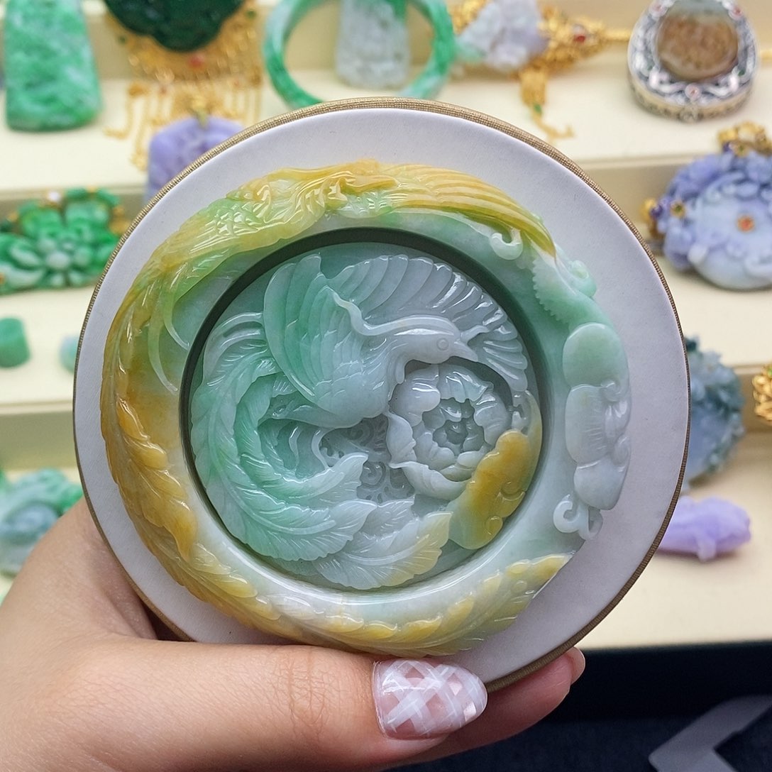 翡翠手镯未镶嵌套镯