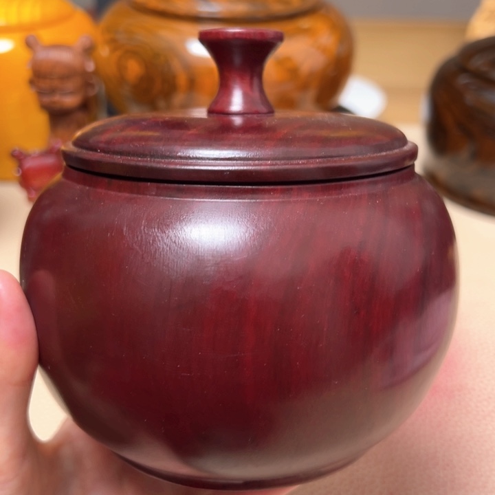 木茶叶罐一物一拍