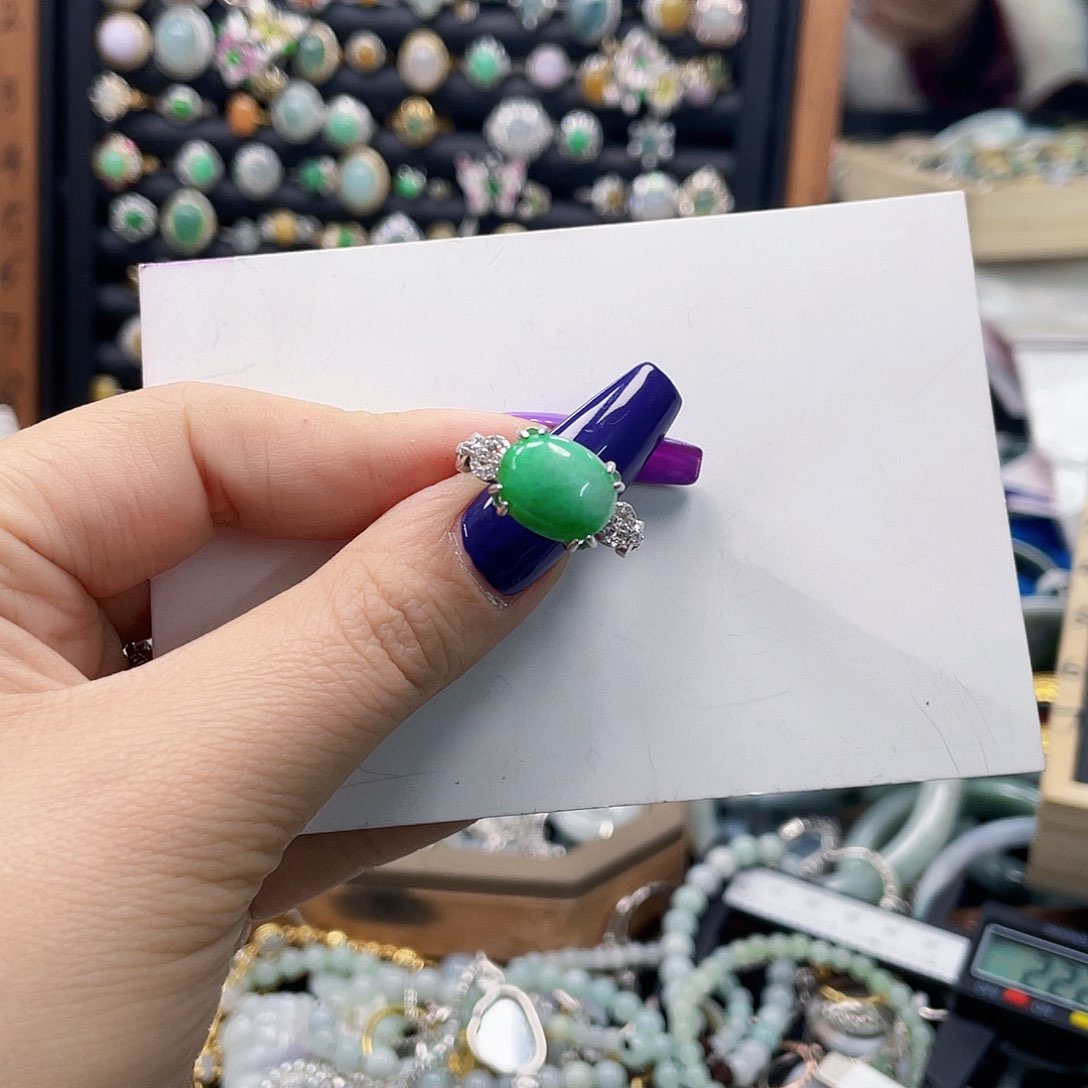 翡翠挂件未镶嵌天然翡翠Ａ货