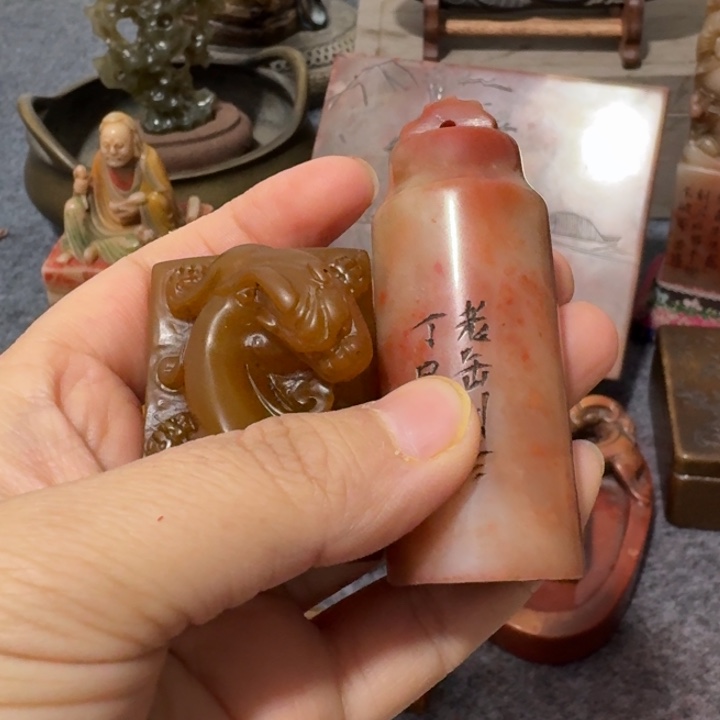 孙***明石材手工艺品摆件