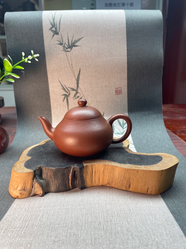 梨形壶纯手工制作原矿清水泥小容量150cc