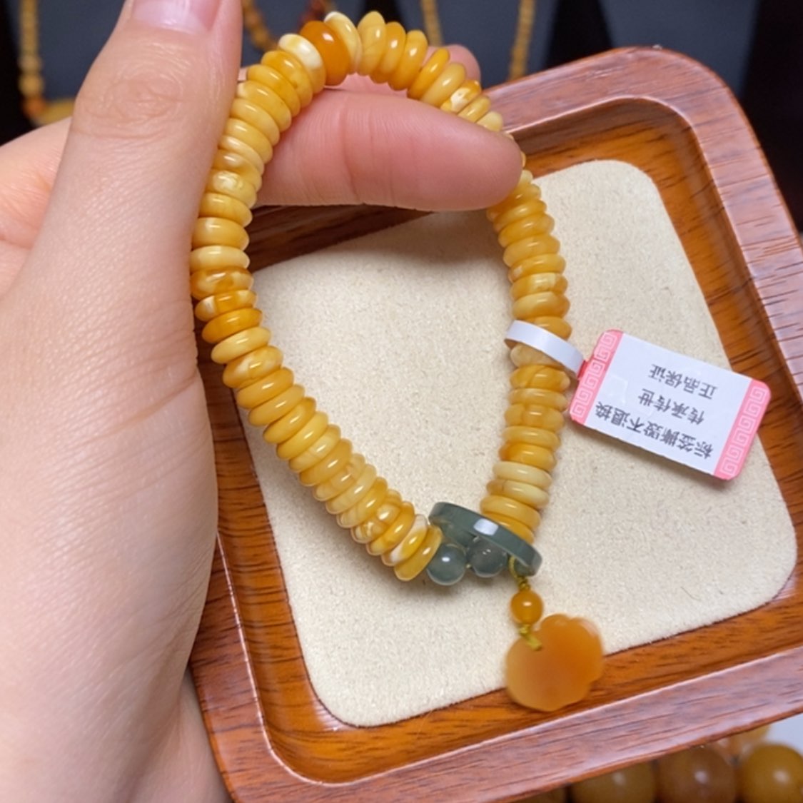 【闪购商品】未镶嵌蜜蜡手链手串