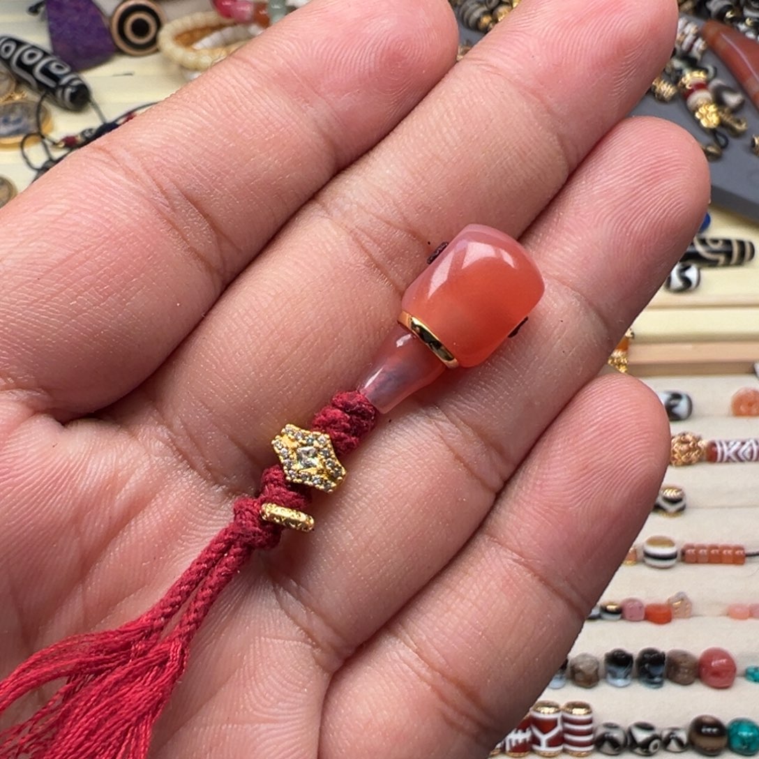 狠***叔吊坠椰蒂椰蒂原生态手串配珠