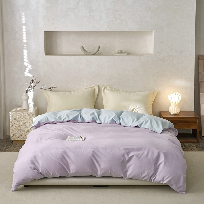 高级感100支长绒棉全棉被套单件新款纯棉贡缎单双人被罩被单3件套