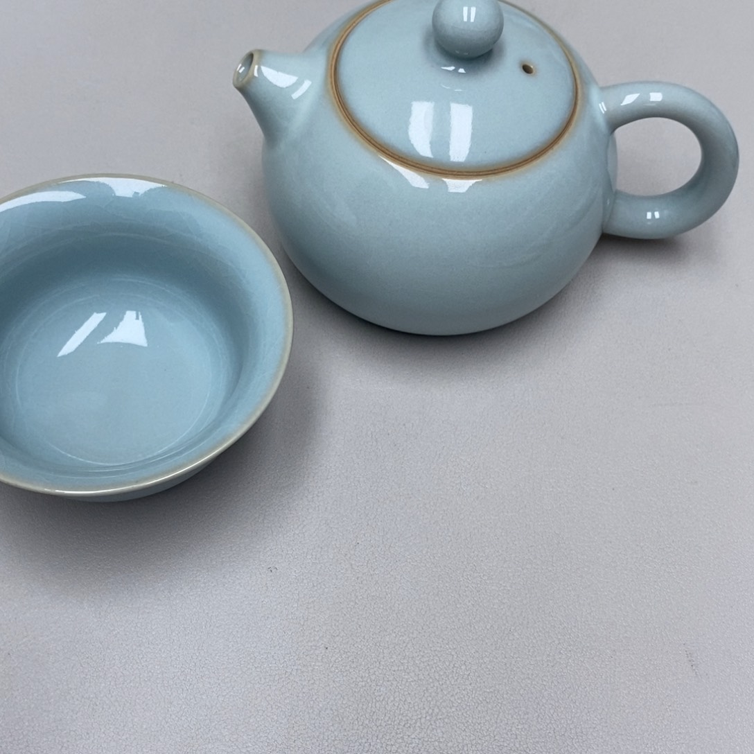 瑕品张君圈足西施壶➕永乐杯不带礼盒?**枚