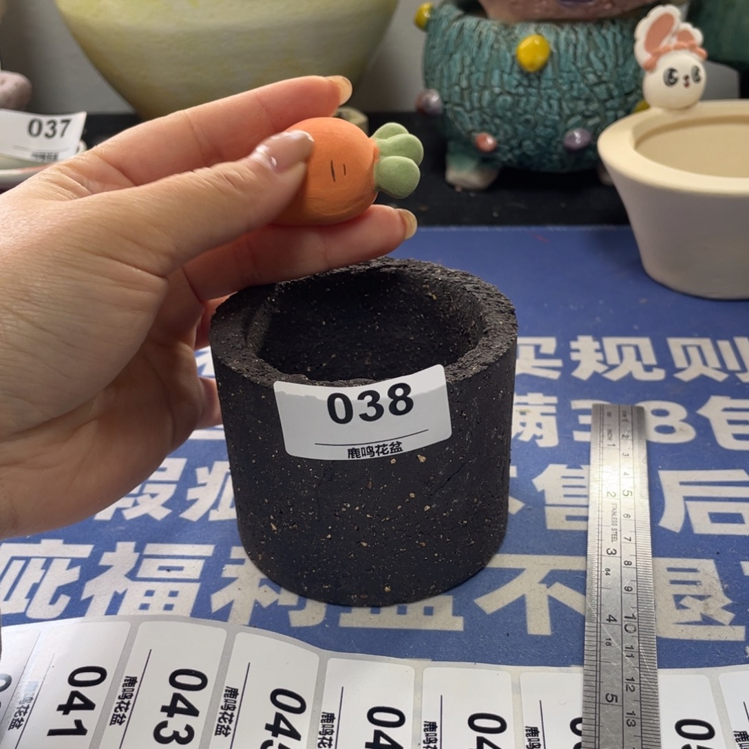 微瑕陶艺多肉花盆38