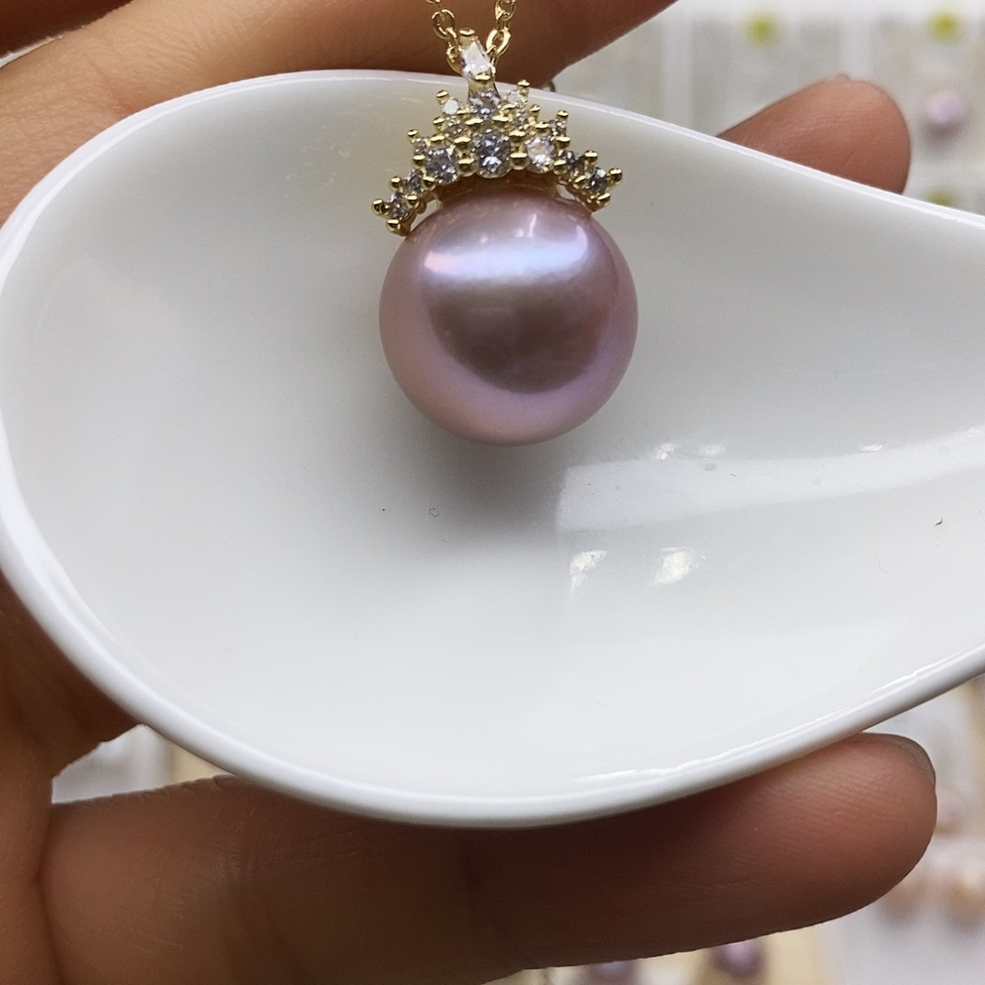 淡水珍珠颈饰合金