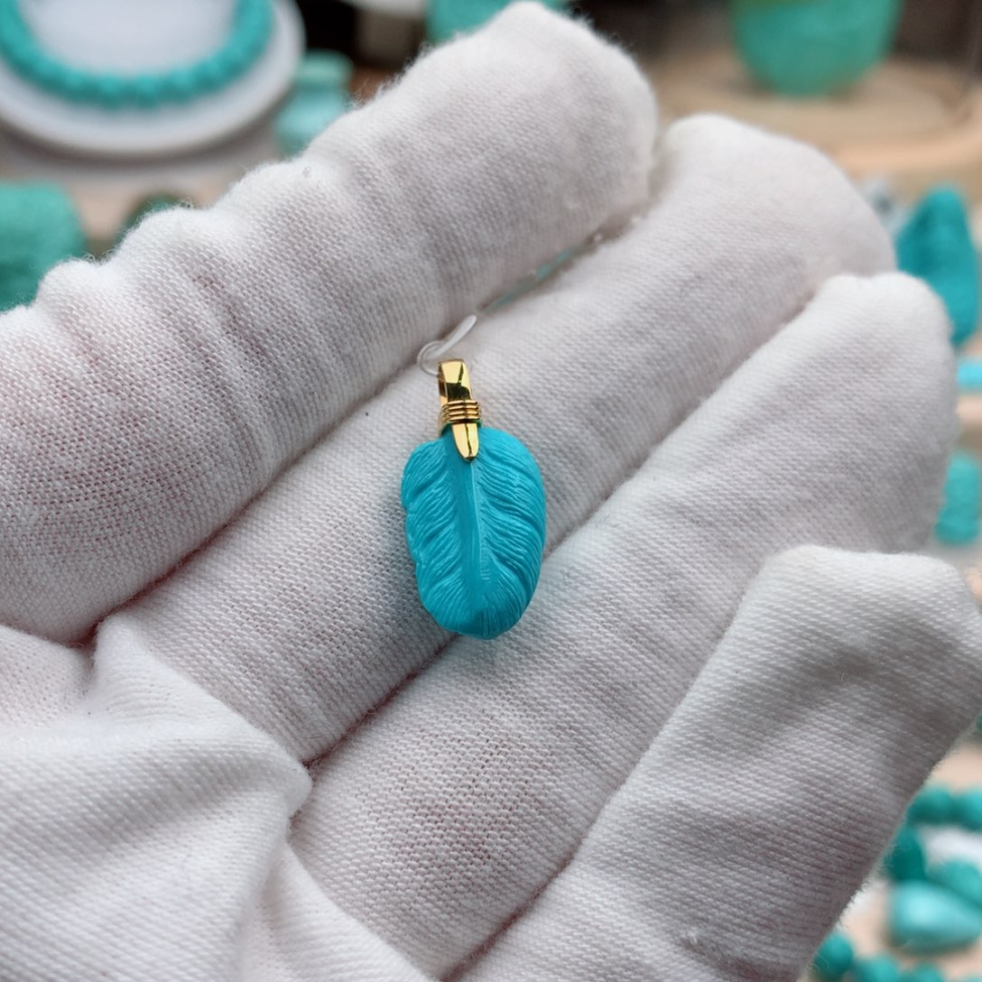 绿松石珠宝奇石未镶嵌