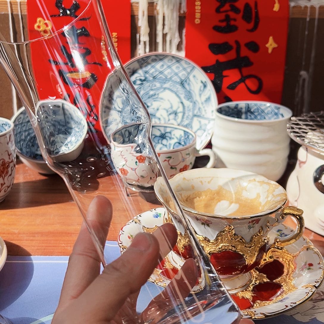 咖啡杯和水杯杯子茶杯茶具