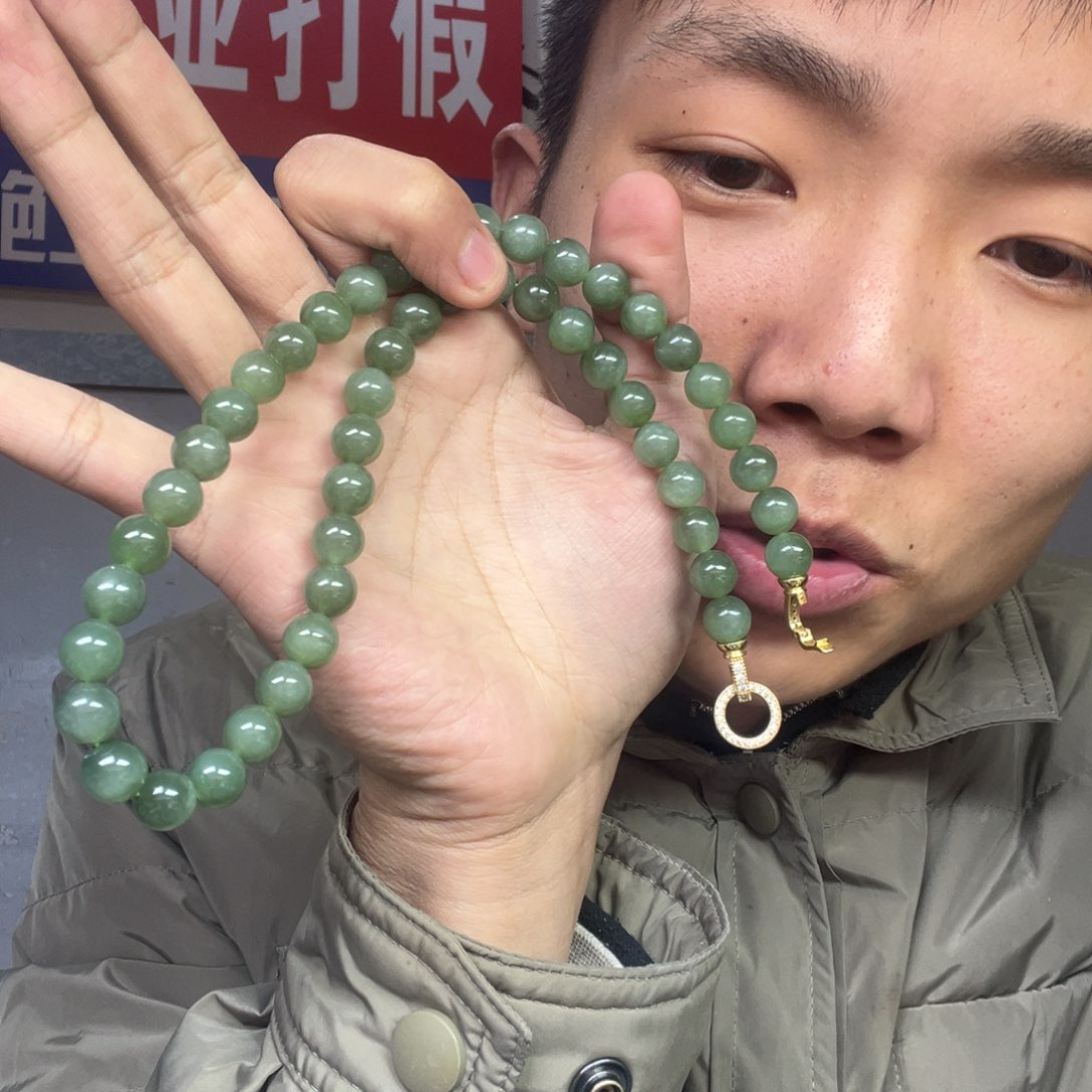 和田玉颈饰未镶嵌多样性俄罗斯碧玉项链卡10