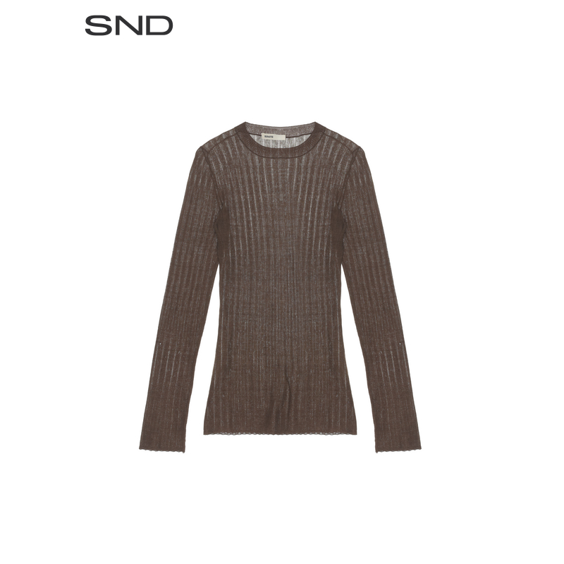 【SNDKHAITE 设计师品牌】SND AW25 纹理修身上衣