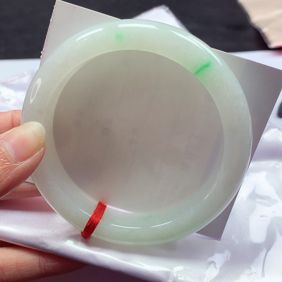 翡翠手镯未镶嵌58.5圈