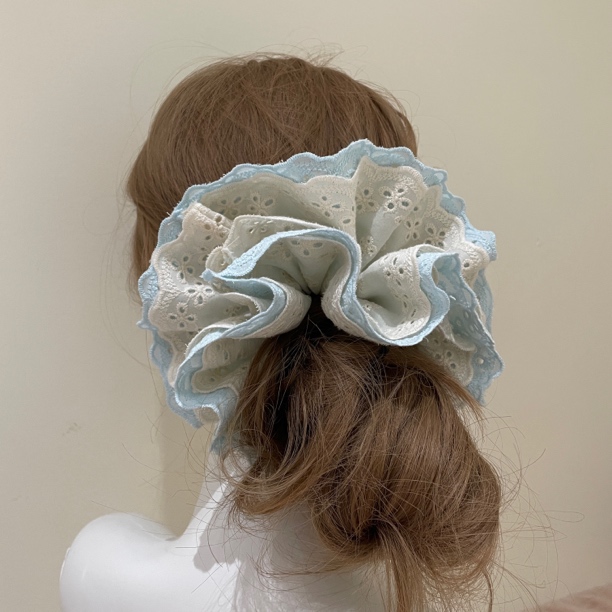 赵露思同款大号6层拼色小众发圈