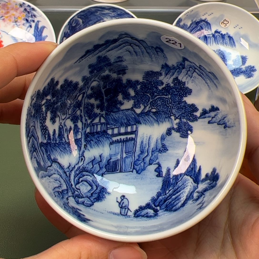 杯木木景德镇纯手绘茶具221