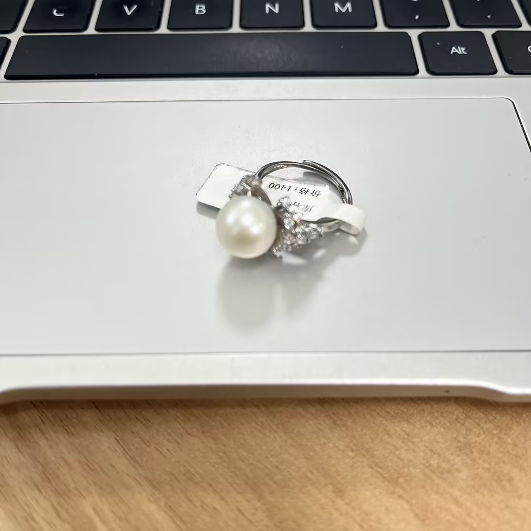 【仓播】冰雪女王 淡水珍珠戒指  多样性发其一