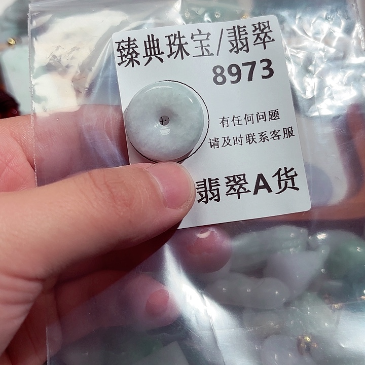 翡翠颈饰未镶嵌8973。