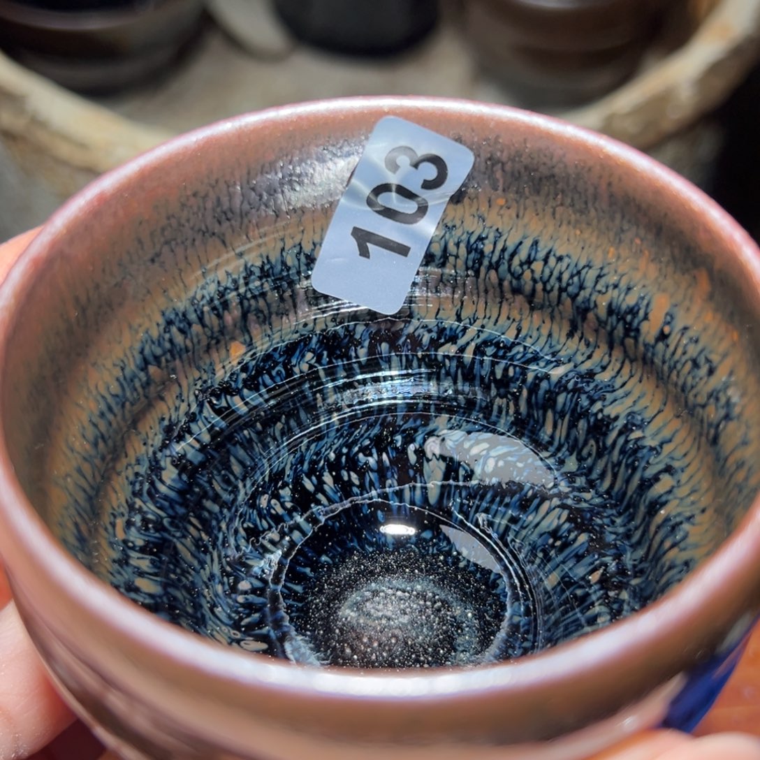 茶盏全手工原矿原釉建盏