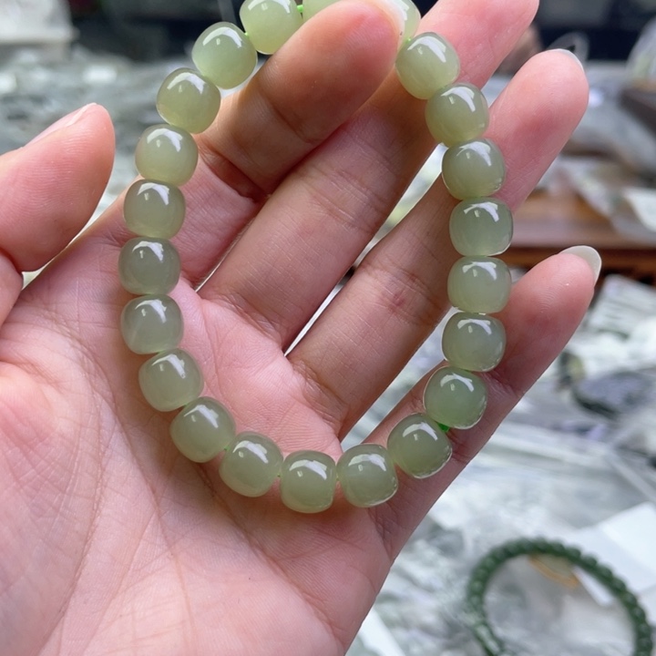 和田玉未镶嵌手链