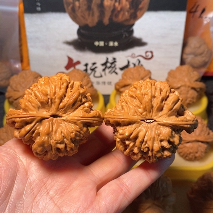 文玩核桃把件官帽 53