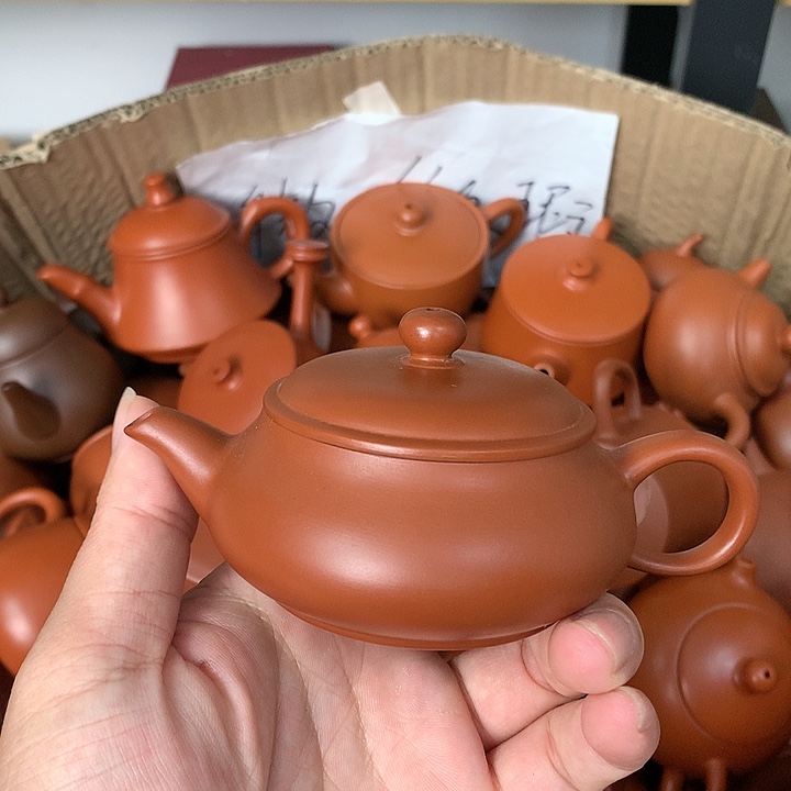 茶壶紫砂原矿朱泥茶具茶壶家用130