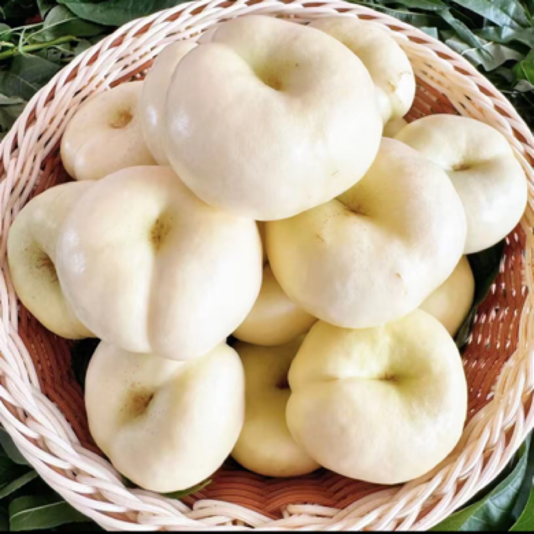 【开心果业】奶油蟠桃桃香四溢嘎嘎好吃，京东顺丰包邮山东省