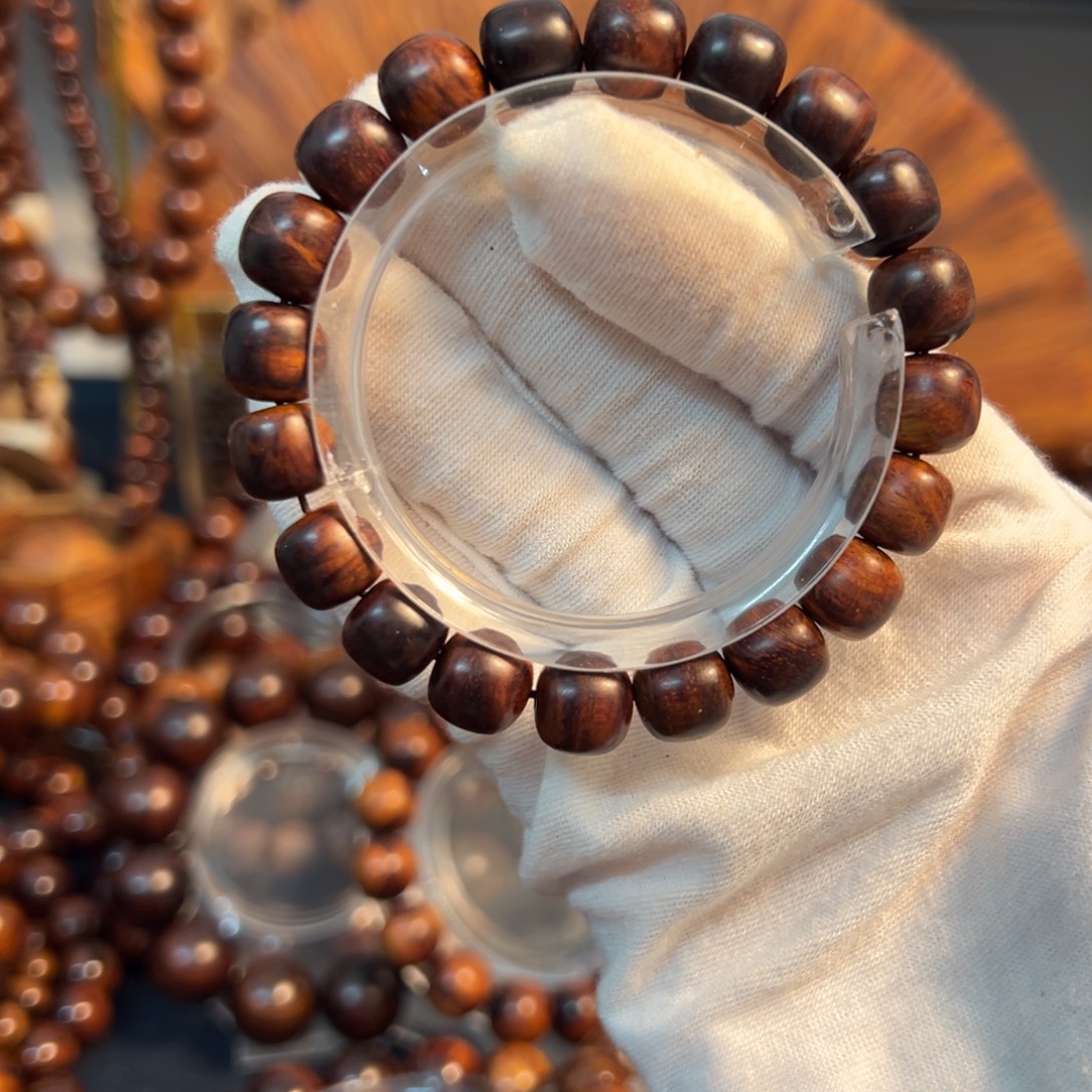 木质类海南黄花梨紫油梨1.0桶珠