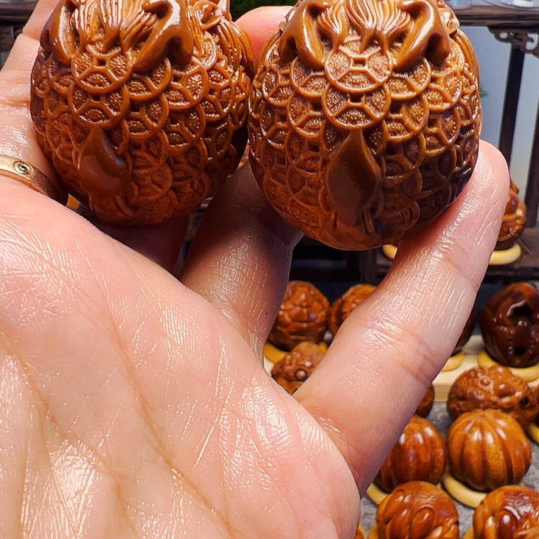 橄榄核手串/手链岁**声龙龟一对