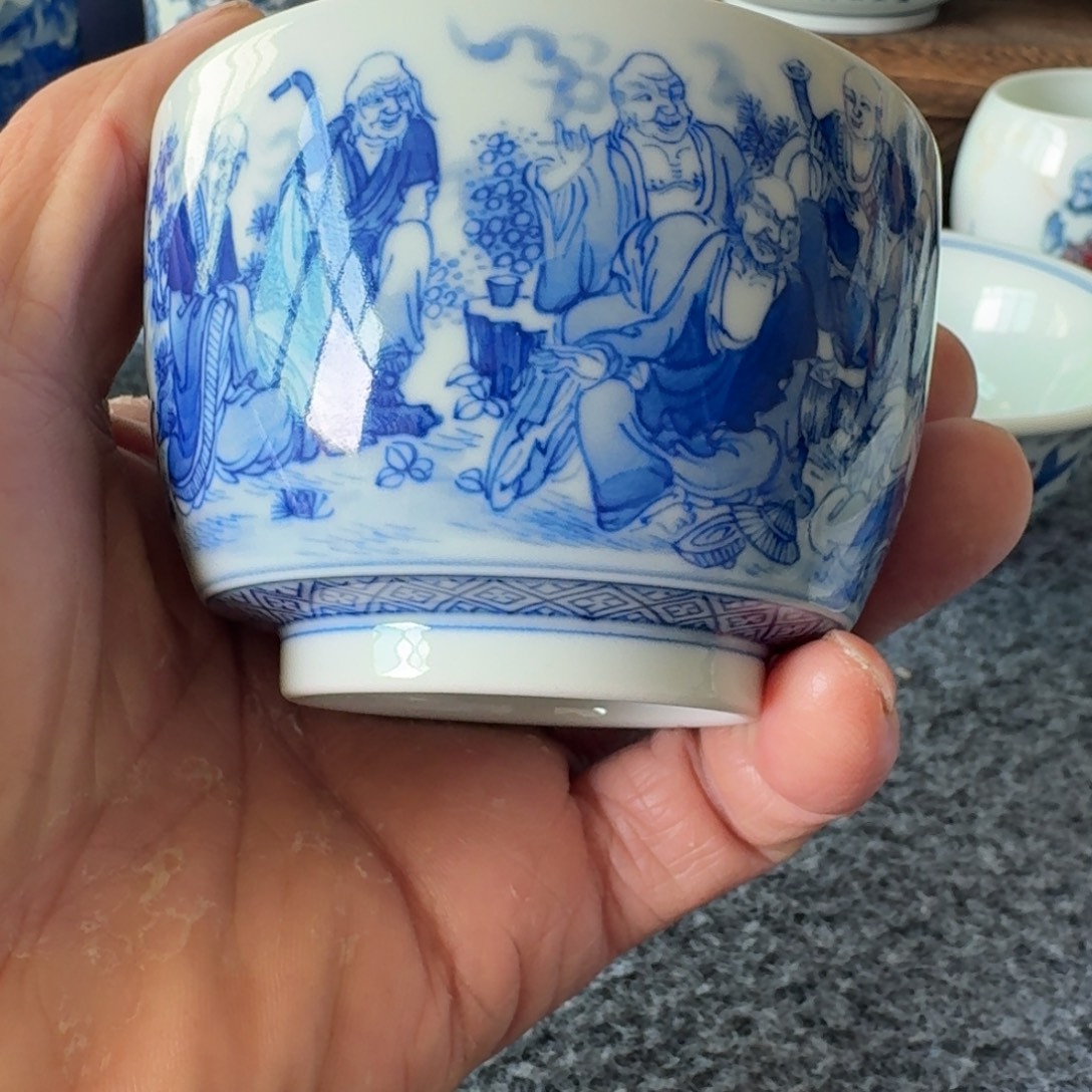 *****现代景德镇陶瓷手绘茶具