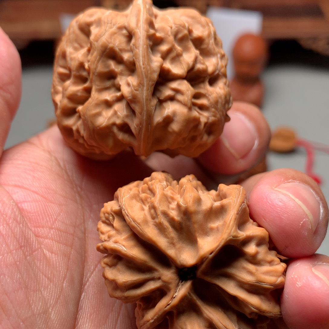 桃核吊坠鹤*平谷方块