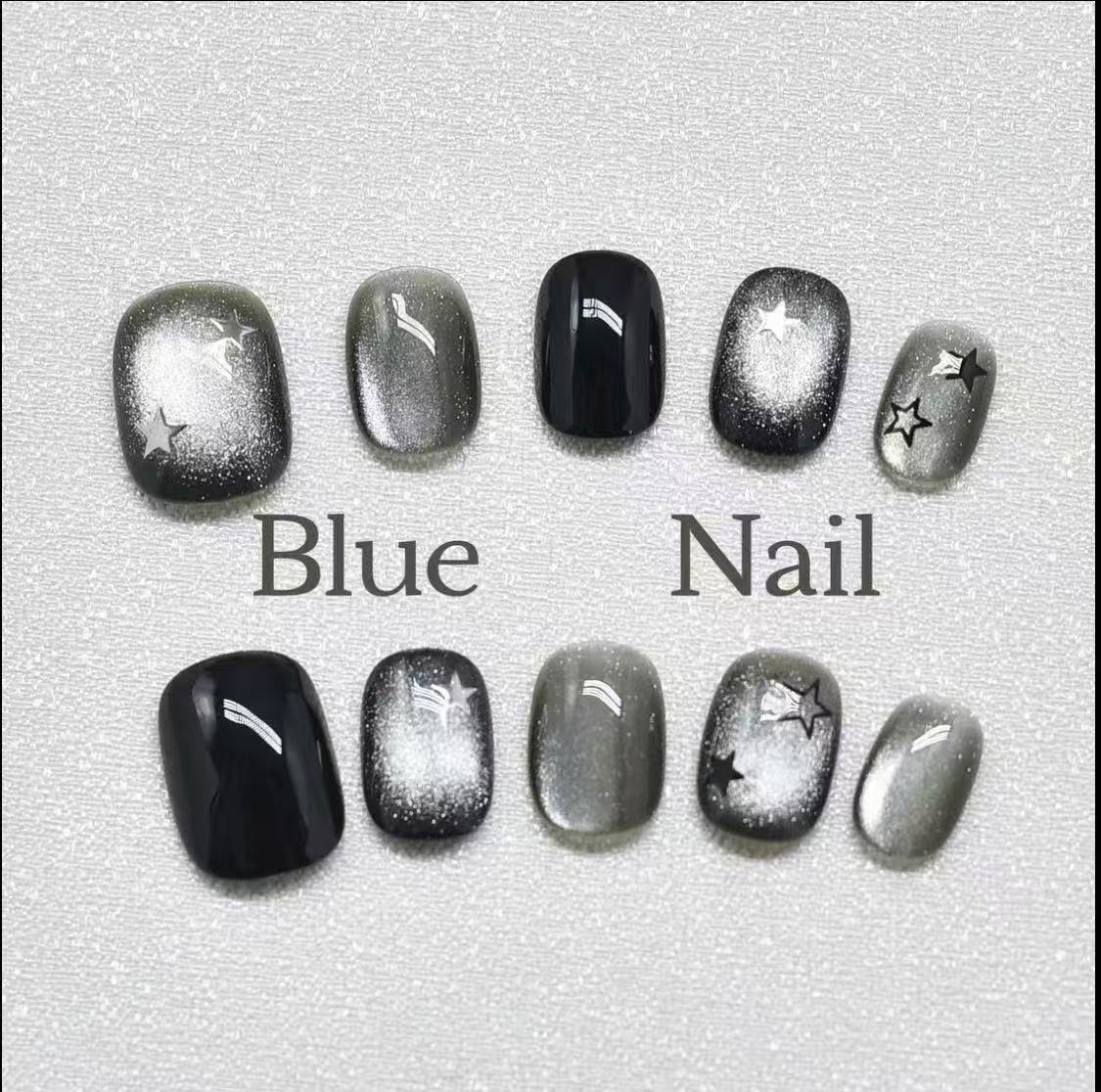 【陨星】纯手工穿戴甲 春夏爆款 星闪追光猫眼小行星元素甜酷简约