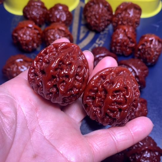 文玩核桃把件粗筋39尺