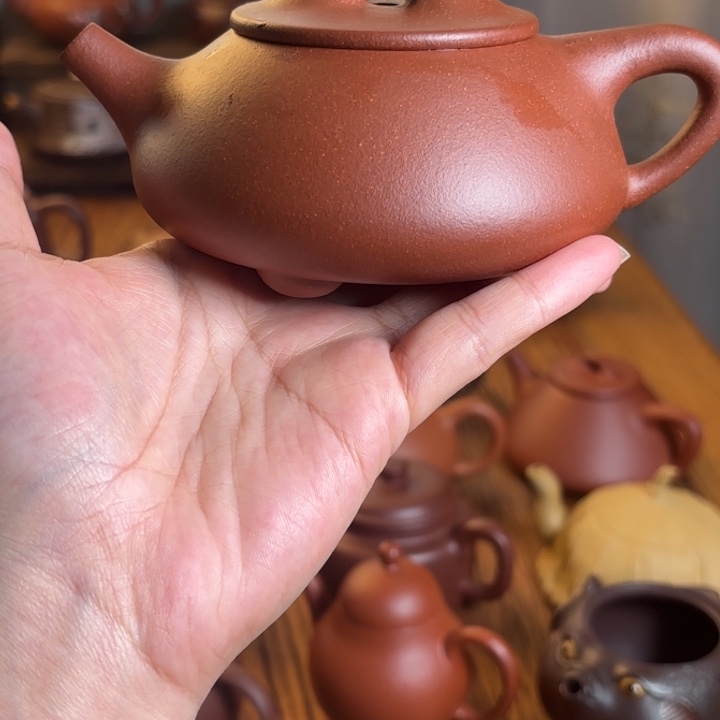 紫砂半手工将坡泥景舟石瓢250c