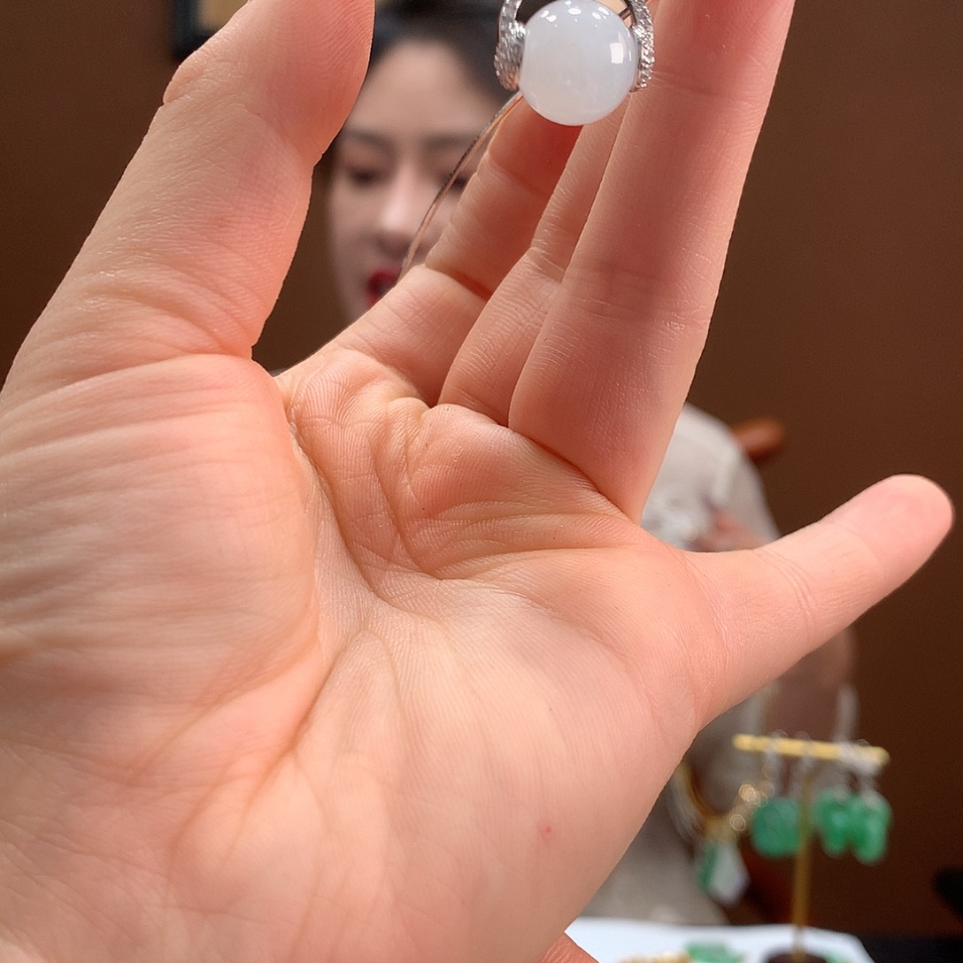 翡翠银S925镶嵌颈饰项链