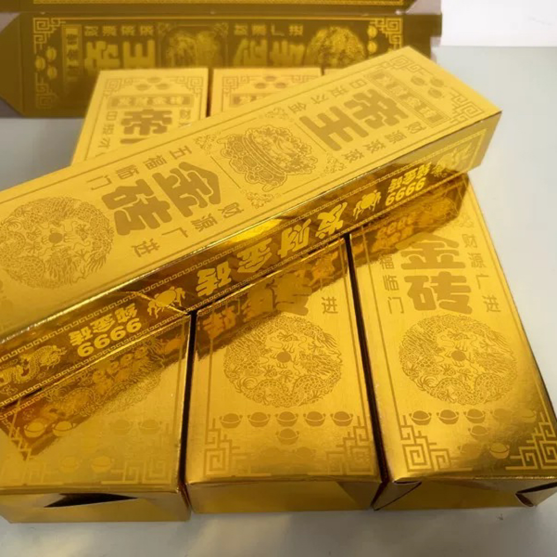 高亮加厚加硬手工纸金条半成品厂家直销清明十月一春节用品免粘