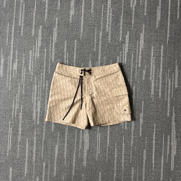 99新 DIOR/迪奥 老花满印 logo休闲短裤/尺码M/3211