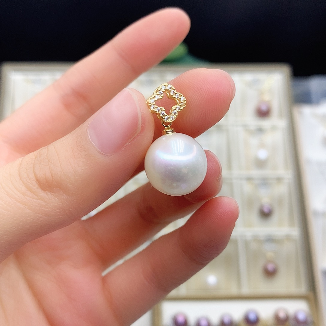 淡水珍珠颈饰合金