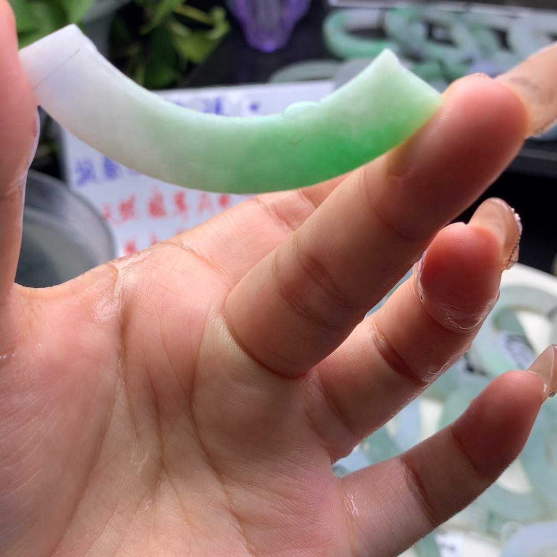 定制翡翠叮当镯未镶嵌玉恒