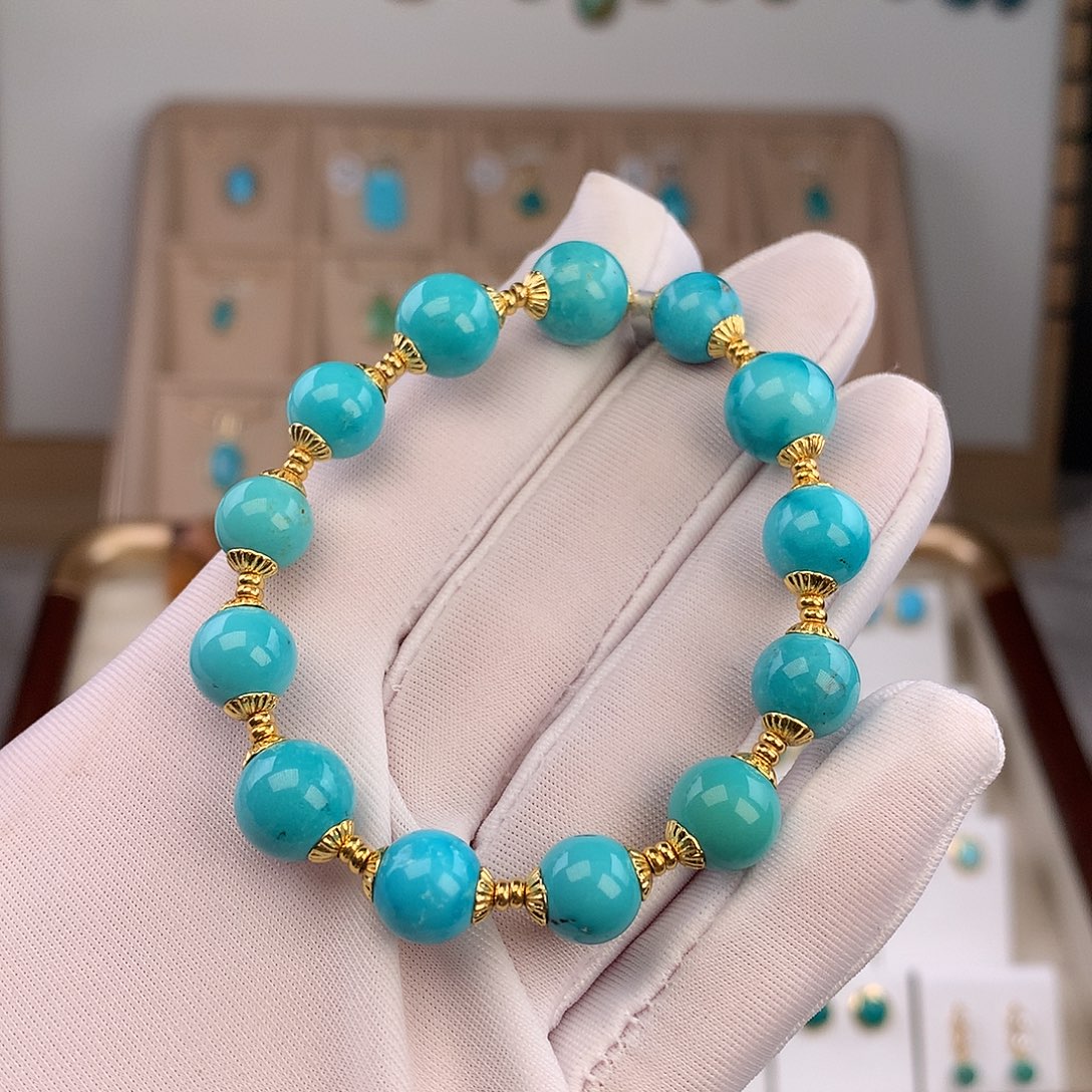 绿松石未镶嵌手链