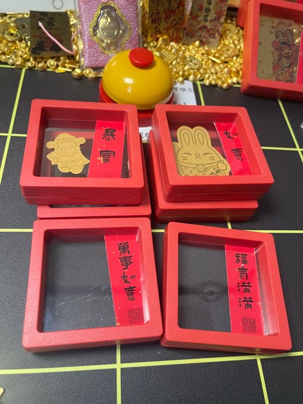 pe透明盒子（带吉祥语贴纸，空盒子，不带手机贴）