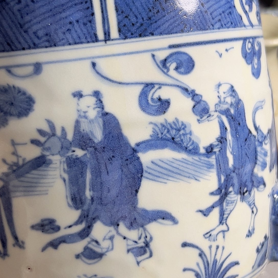 炉子青花炉子一个