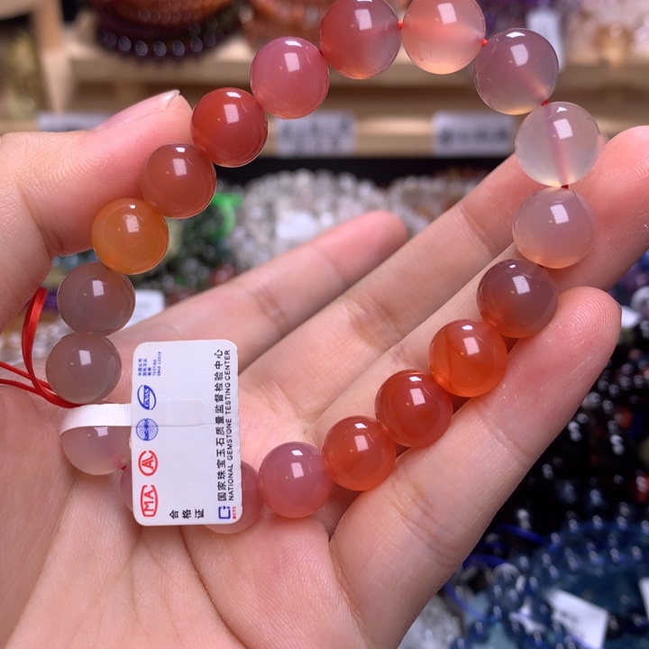 未镶嵌手串水晶10.1渐变盐源